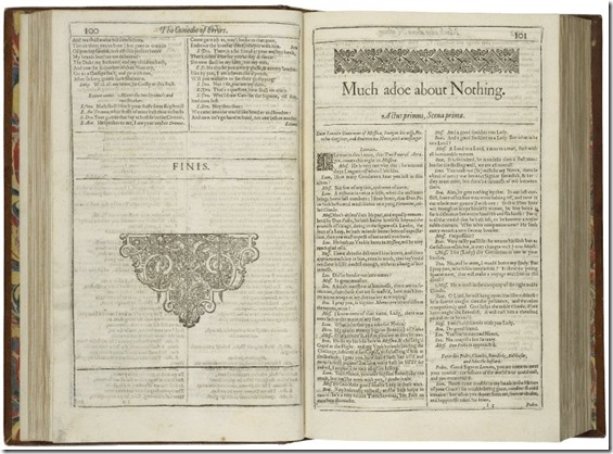 Folio Much Ado